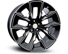 Диски 538 (Front + Rear only) Black Machined Face (BMF) 5x112 ET-25 Ширина-8.5 Диаметр-20 Центр-66.6