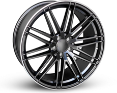 Диски 873 MERC Satin Black Machined Lip SBM/LIP 5x112 ET-42 Ширина-8.5 Диаметр-19 Центр-66.6