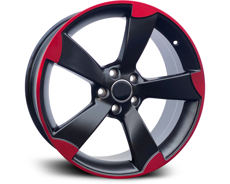 Диски BK217 XF558 Black Red Line 5x112 ET-45 Ширина-8.5 Диаметр-19 Центр-66.5