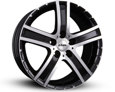 Диски Rial Porto Black Polished 5x110 ET-38 Ширина-7.0 Диаметр-16 Центр-65.1