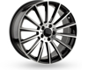 T466 MERC (Front + Rear only) Black Machined Face (BMF) 5x112 ET-43 Ширина-8.5 Диаметр-20 Центр-66.6