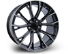 B012R (BH1987) (Front + Rear only) Black Milled + Mashined Lip 5x120 ET-35 Ширина-8.5 Диаметр-20 Центр-72.6
